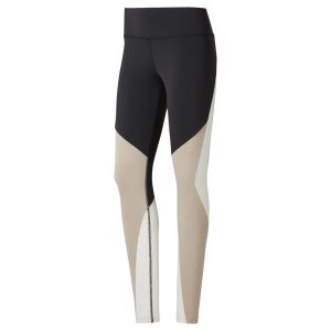 Reebok Lux Colorblock Tights Damen - Schwarz - DE 253-FKJ